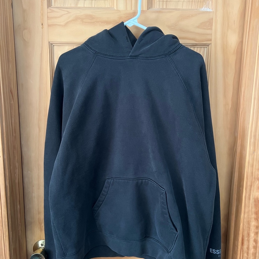 Essentials Charcoal Men's Hoodie